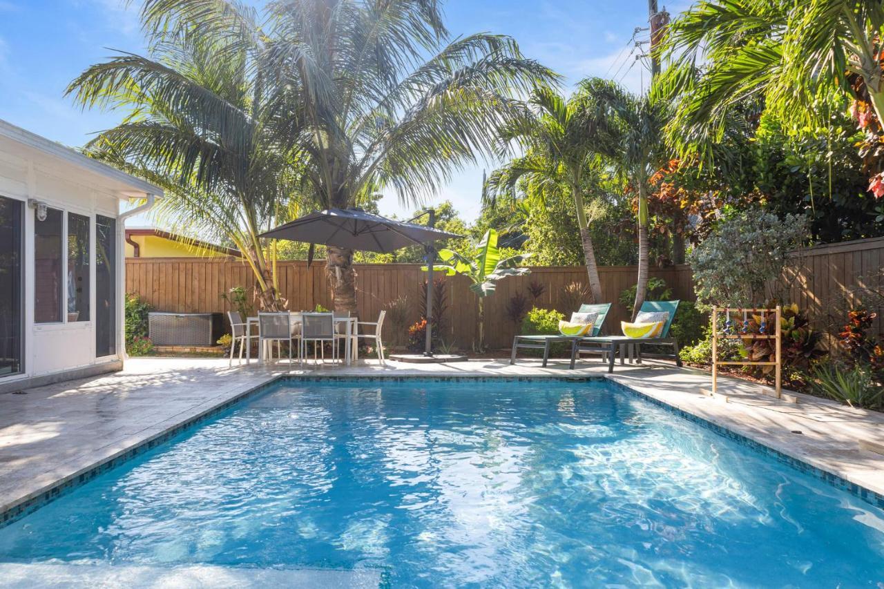 Вилла Casa Limon - Private Heated Pool Prime Location & Parking Форт-Лодердейл Экстерьер фото